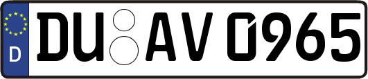 DU-AV0965