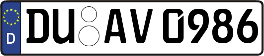 DU-AV0986