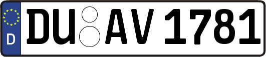 DU-AV1781