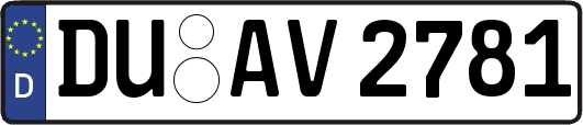 DU-AV2781