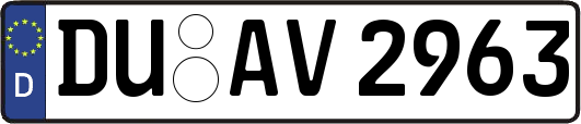 DU-AV2963