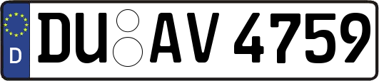 DU-AV4759