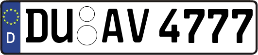 DU-AV4777