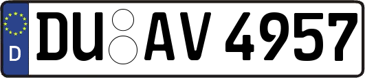 DU-AV4957