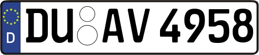 DU-AV4958