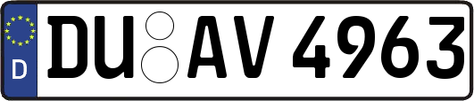 DU-AV4963