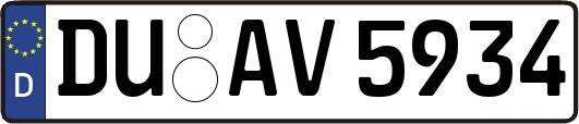 DU-AV5934