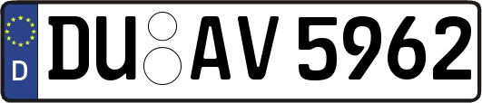 DU-AV5962