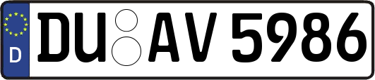 DU-AV5986