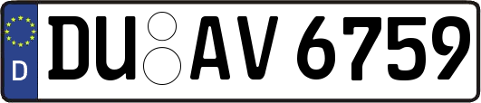 DU-AV6759