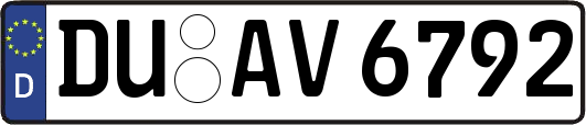 DU-AV6792