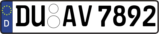 DU-AV7892