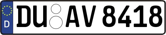 DU-AV8418