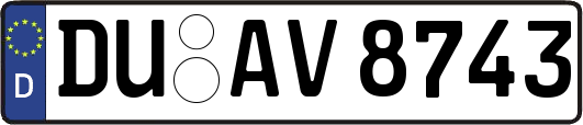 DU-AV8743