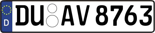 DU-AV8763