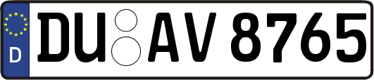DU-AV8765
