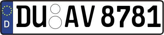 DU-AV8781
