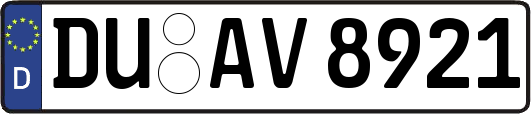 DU-AV8921