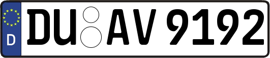 DU-AV9192