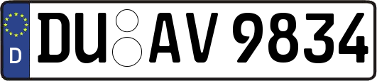 DU-AV9834