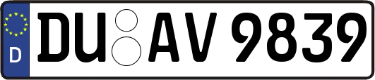 DU-AV9839