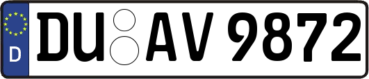 DU-AV9872
