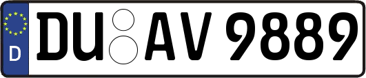 DU-AV9889