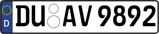 DU-AV9892