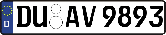 DU-AV9893