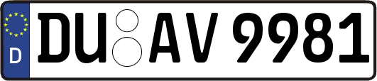 DU-AV9981