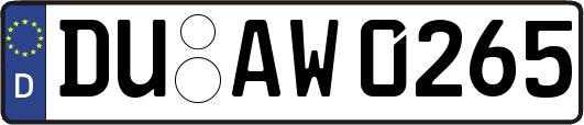 DU-AW0265