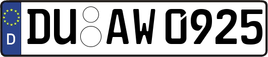 DU-AW0925