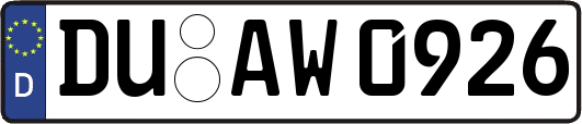 DU-AW0926