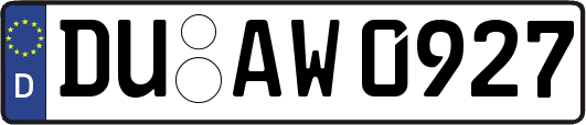DU-AW0927