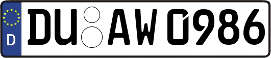DU-AW0986