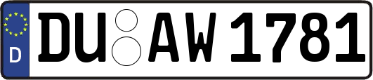 DU-AW1781