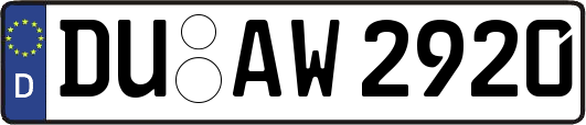 DU-AW2920