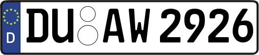 DU-AW2926