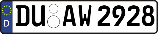 DU-AW2928