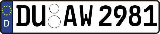 DU-AW2981