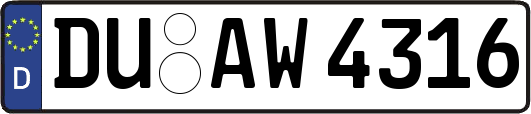 DU-AW4316