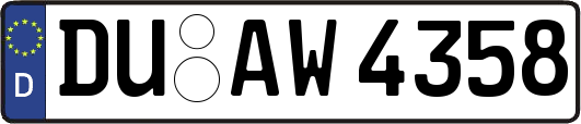 DU-AW4358