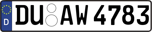 DU-AW4783