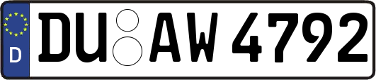 DU-AW4792