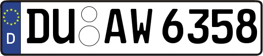 DU-AW6358