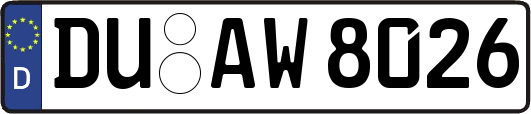 DU-AW8026