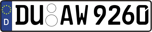 DU-AW9260