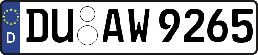 DU-AW9265