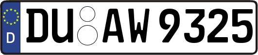 DU-AW9325