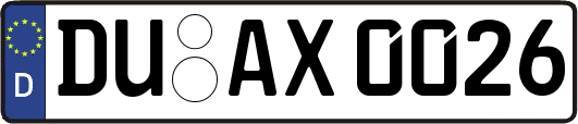 DU-AX0026